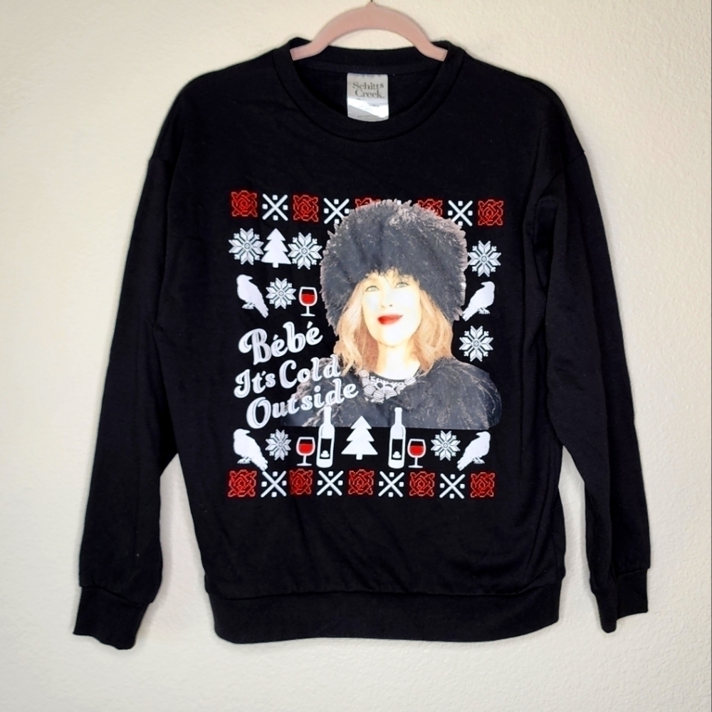 Schitts Creek Moira Rose Christmas Sweatshirt S
